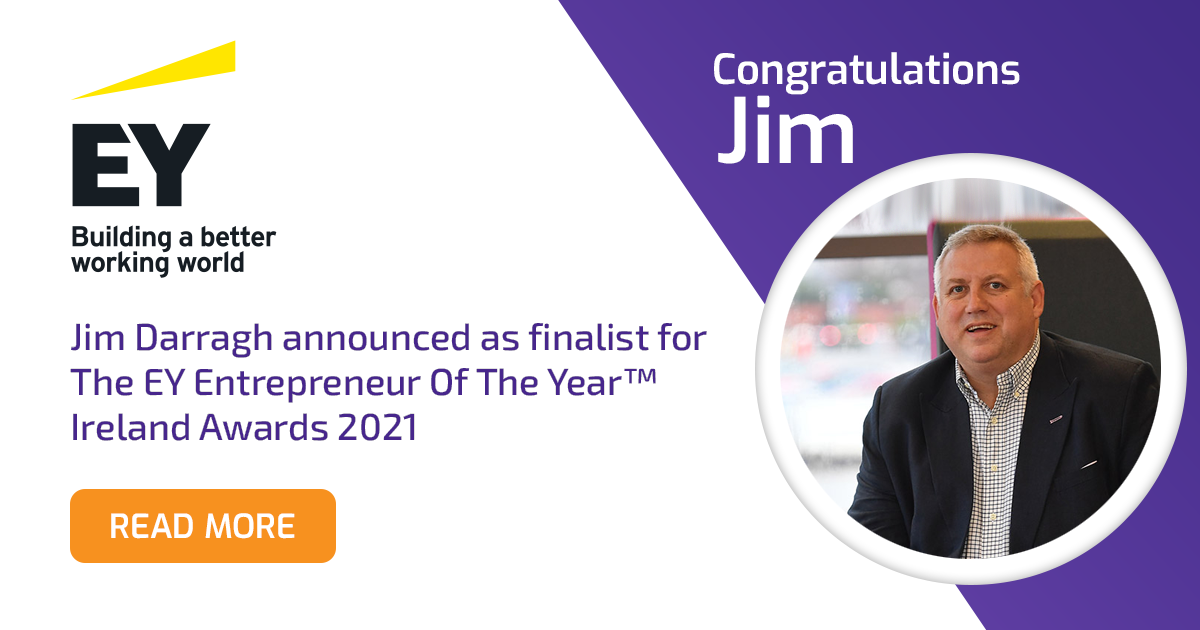 Jim Darragh finalist for The EY Entrepreneur Of The Year - Ireland