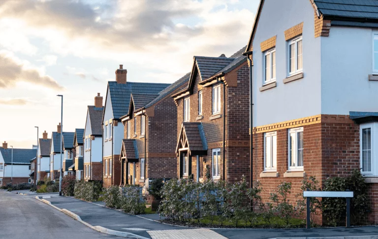 A row of houses