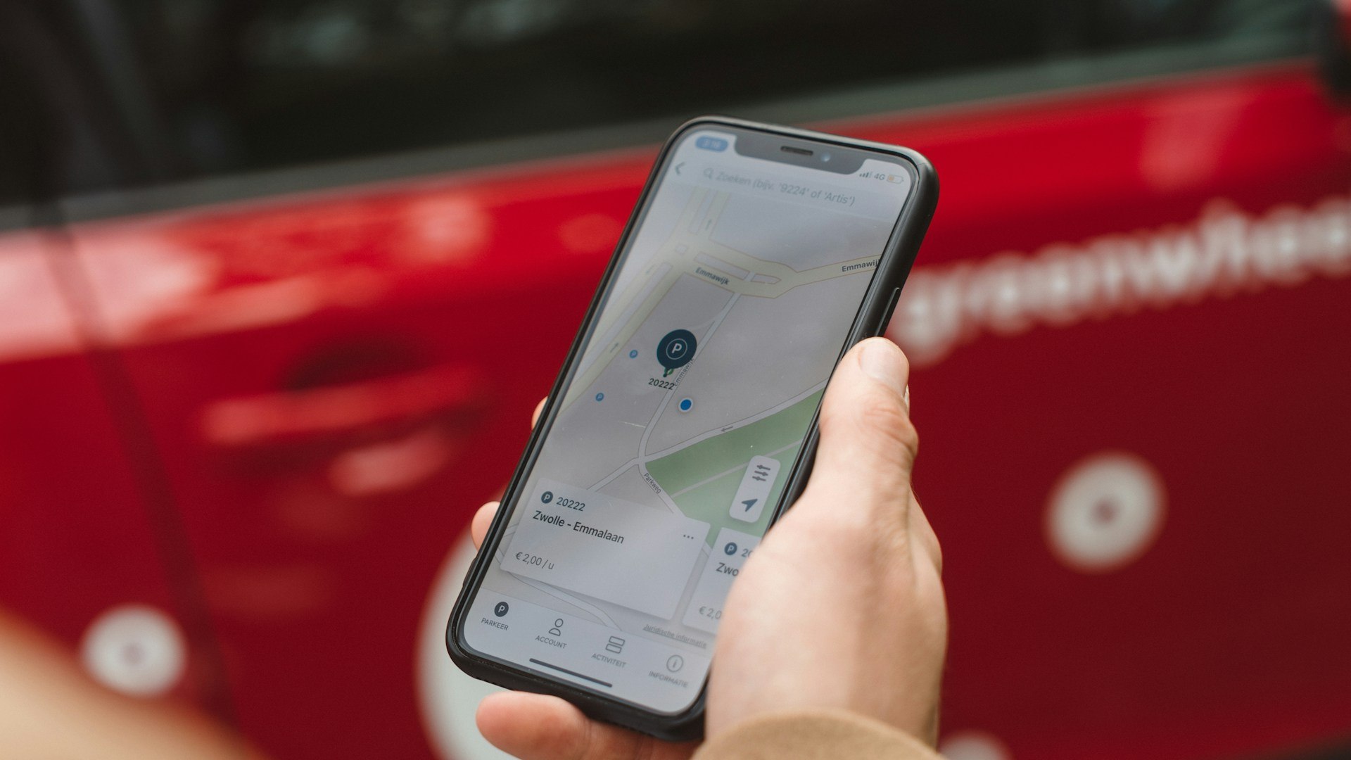 Scheduling app on mobile phone