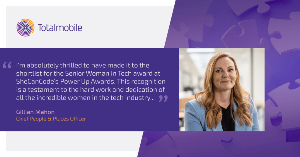 Gillian Mahon wins SheCanCode award for Senior Women in Tech 2024.